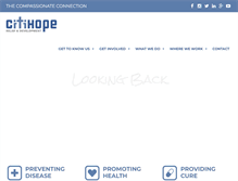 Tablet Screenshot of citihope.org